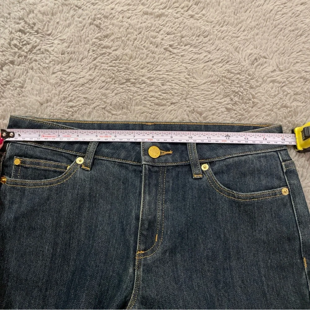 EUC Michael Kors Jeans Womens Dark Blue Izzy Skinny Jeans Size 6P Designer - Picture 7 of 9